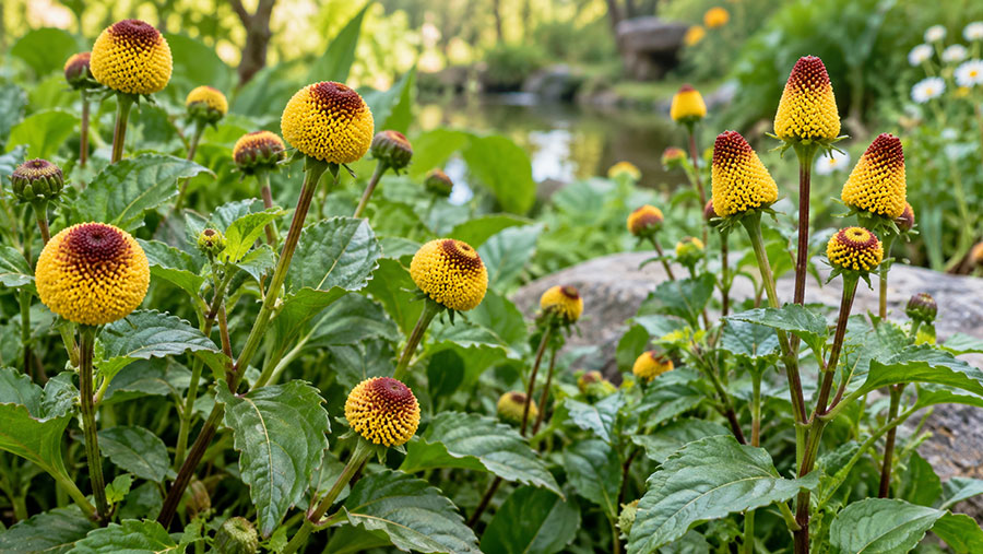 Spilanthes-oleracea-e-Acmella-oleracea Spilanthes oleracea e Acmella oleracea